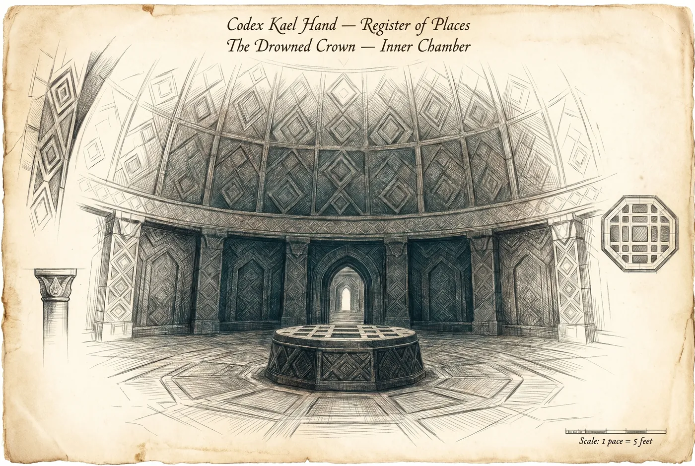 The Drowned Crown — inner chamber