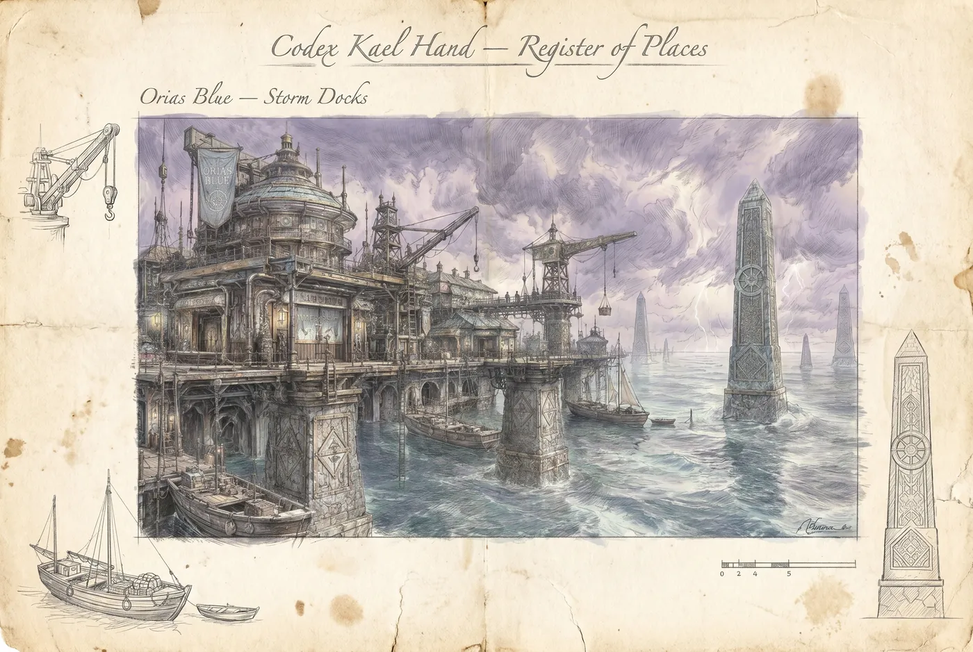 Orias Blue — the storm docks